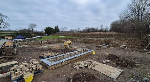 field before works began