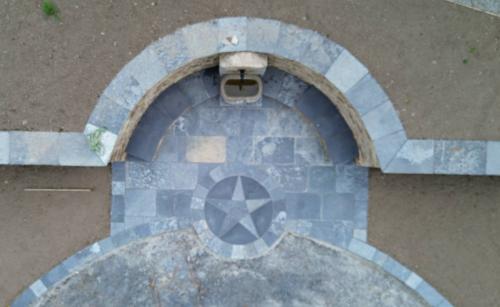 star-paving in the alcove